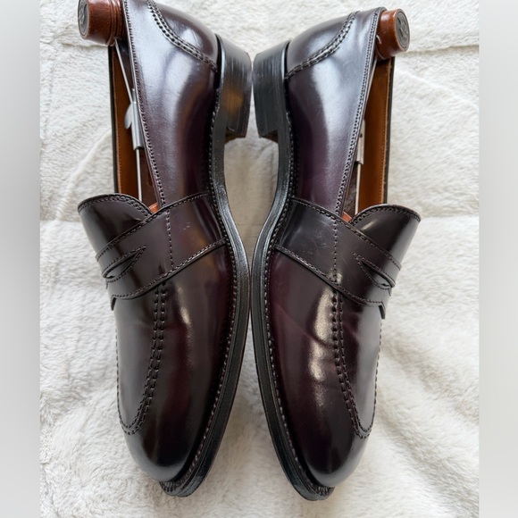 $1,022 Alden Genuine Shell Cordovan Leather Slip On Penny Loafers 10.5 - Picture 6 of 15
